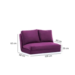 Vuodesohva Linento Furniture Taida 2-istuttava, eri värejä