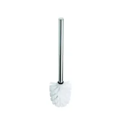 WC-harjateline Bemeta Omega, 390x90 mm, kromi, valkoinen harja