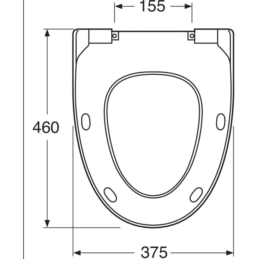 WC-istuinkansi Gustavsberg Estetic, seinä-WC-istuimelle, SoftClose/QuickRelease, eri värejä