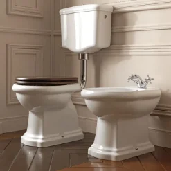WC-istuin Lavabo Retro Low, P-lukko, valkoinen, eri värejä
