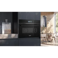 Yhdistelmähöyryuuni Siemens iQ700 CS736G1B1 60cm musta