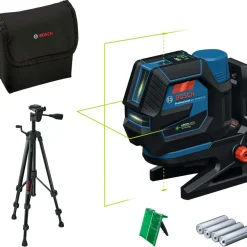 Yhdistelmälaser Bosch Professional GCL 12V-50-22 CG, sis. BT150, AA-paristot ja tasku
