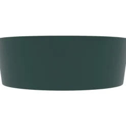 Ylellinen pesuallas ylivuodolla tummanvihr. 36x13cmnen
