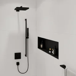 Yläsuihku Hansgrohe Pulsify E 260 1jet EcoSmart, matta musta