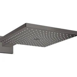 Yläsuihku Hansgrohe Raindance E 300 Air 1jet, seinäsuihkuputki, piiloasennus, harjattu musta kromi