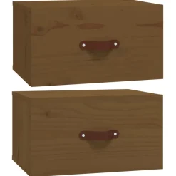Yöpöydät seinäkiinnityksellä, 40x29,5x22 cm, eri värejä ja pakkauskokoja (17561)