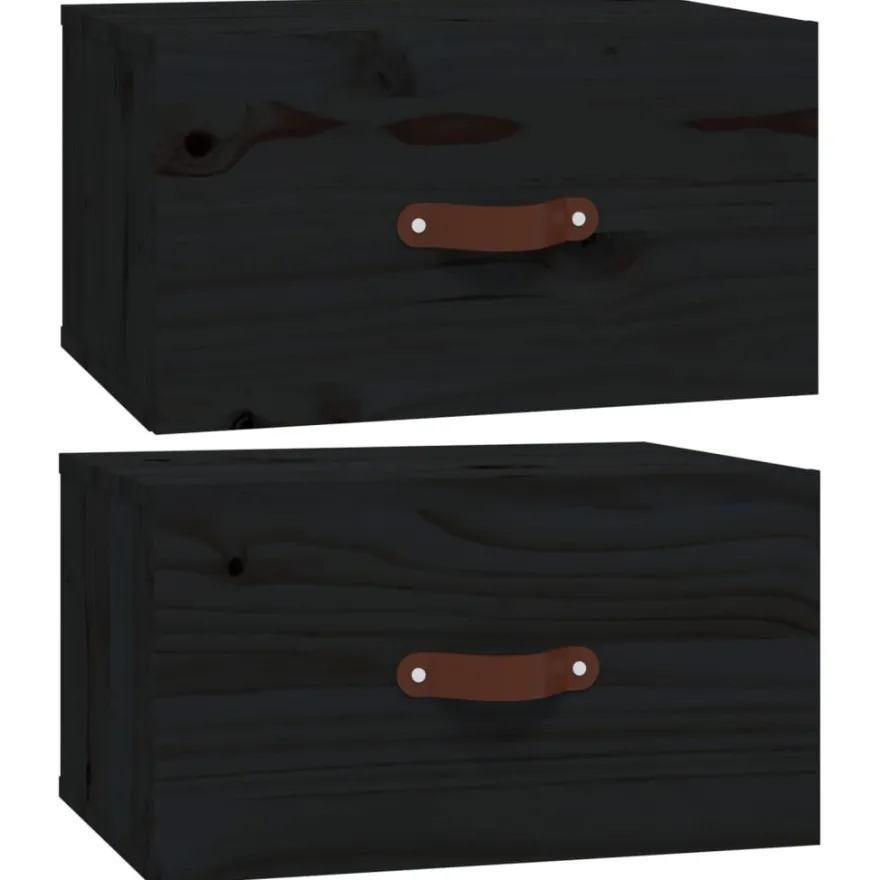 Yöpöydät seinäkiinnityksellä, 40x29,5x22 cm, eri värejä ja pakkauskokoja (17561)