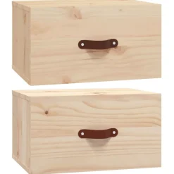 Yöpöydät seinäkiinnityksellä, 40x29,5x22 cm, eri värejä ja pakkauskokoja (17561)