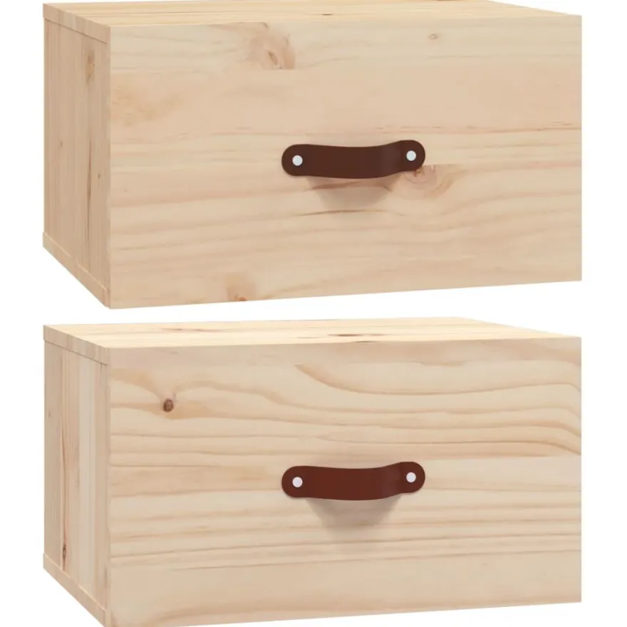 Yöpöydät seinäkiinnityksellä, 40x29,5x22 cm, eri värejä ja pakkauskokoja (17561)