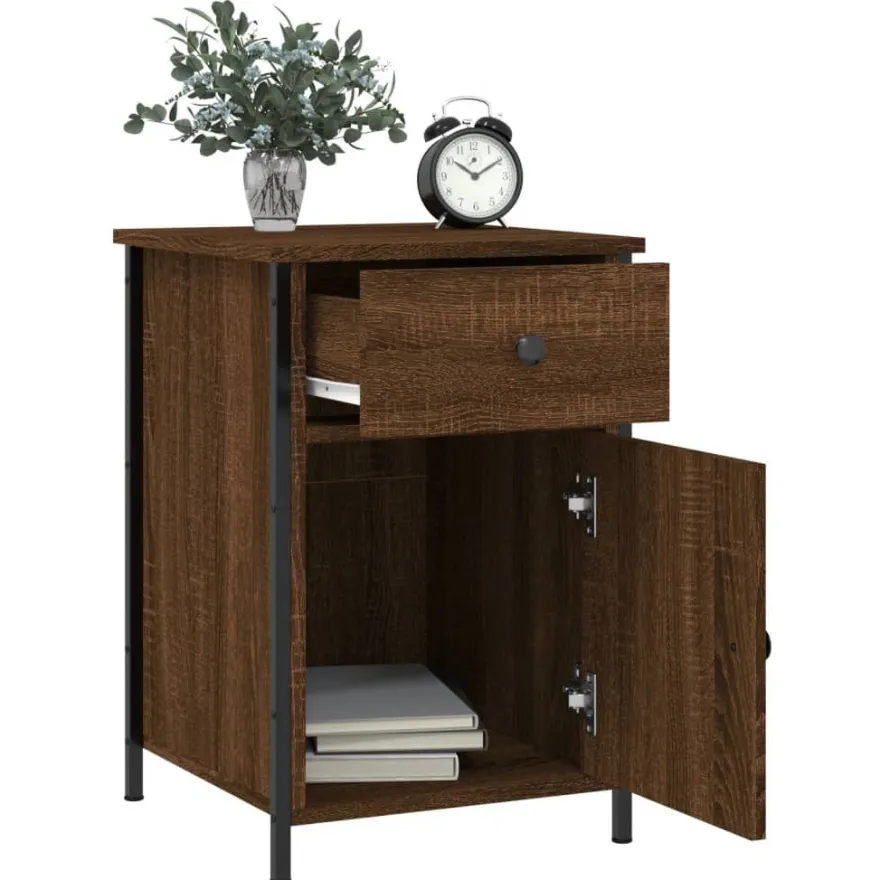 Yöpöydät tekninen puu, 40x42x60 cm, eri värejä ja pakkauksen kokoja (30438)