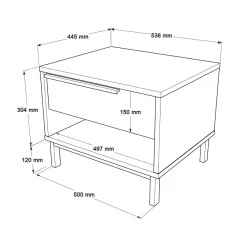 Yöpöytä Linento Furniture On14, eri värejä