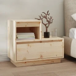 Yöpöytä 60x43x51cm, mänty, eri pakkauskokoja ja värejä