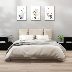 Yöpöytä 60x43x51cm, mänty, eri pakkauskokoja ja värejä