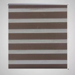 Zebra rullakaihdin 70 x 120 cm kahvinruskea
